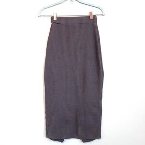 The‎ Frankie Shop Womens Skirt Size XS Brown Knit Pull On